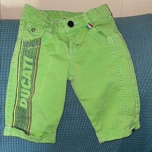Boys’ size 3/4 green Ducati long shorts
